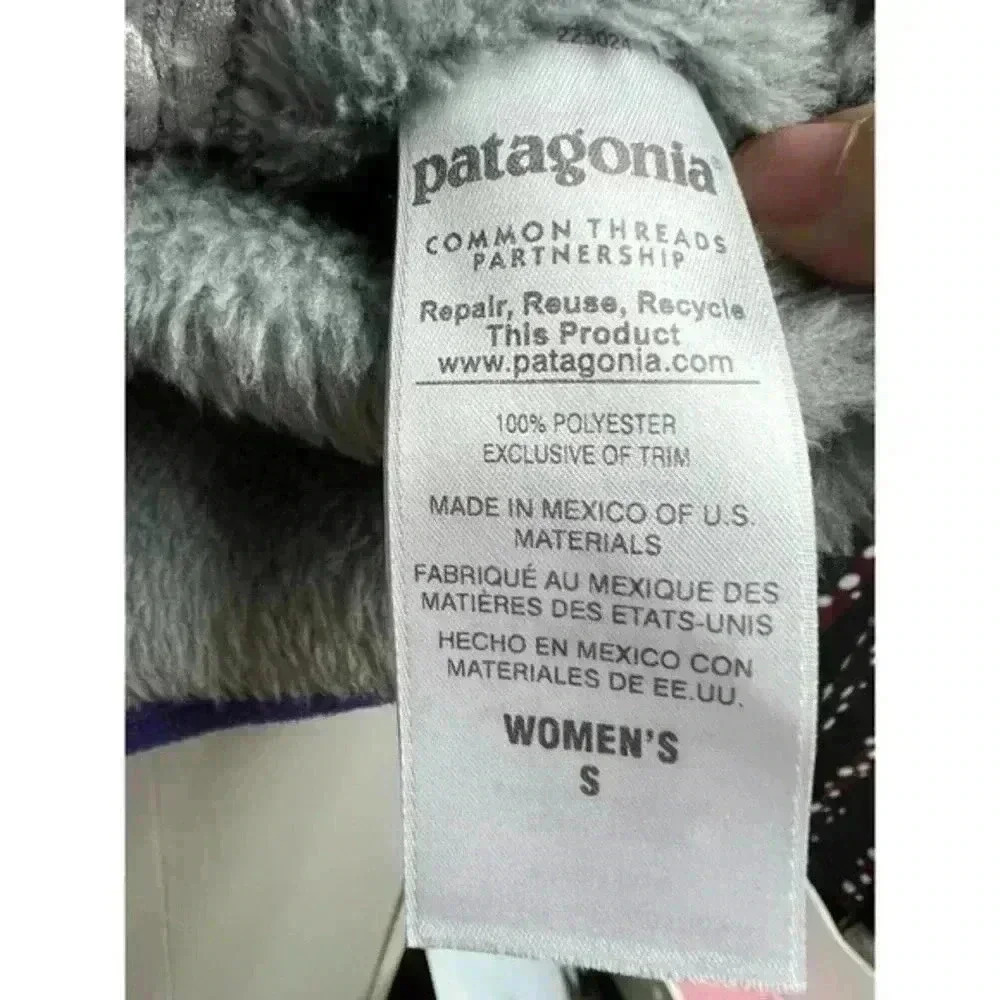 Patagonia Pullover Jacket in Gray and Purple Size small. - Picture 6 of 7